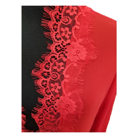 Hooked On Love Intimates Sleepwear Sexy Red Lace Lingerie Sheer